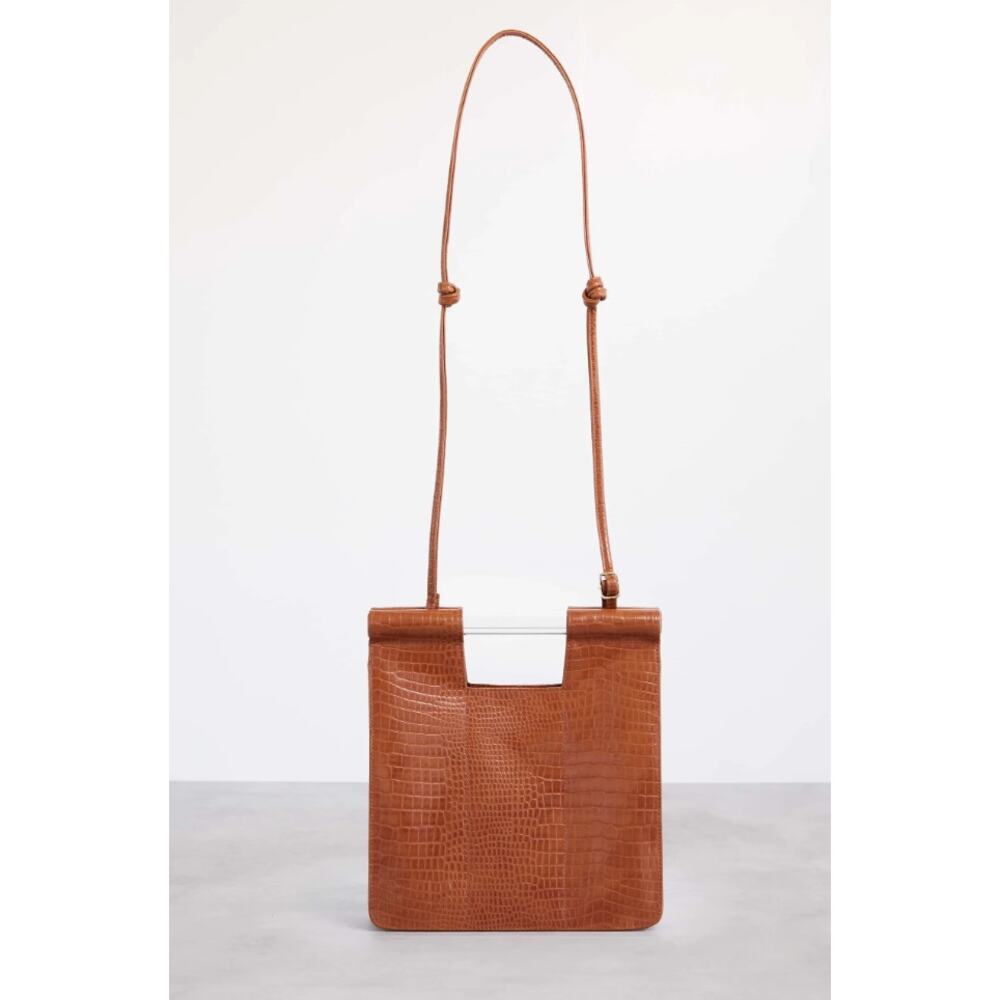 BEIS the crossbody bag in cognac brown